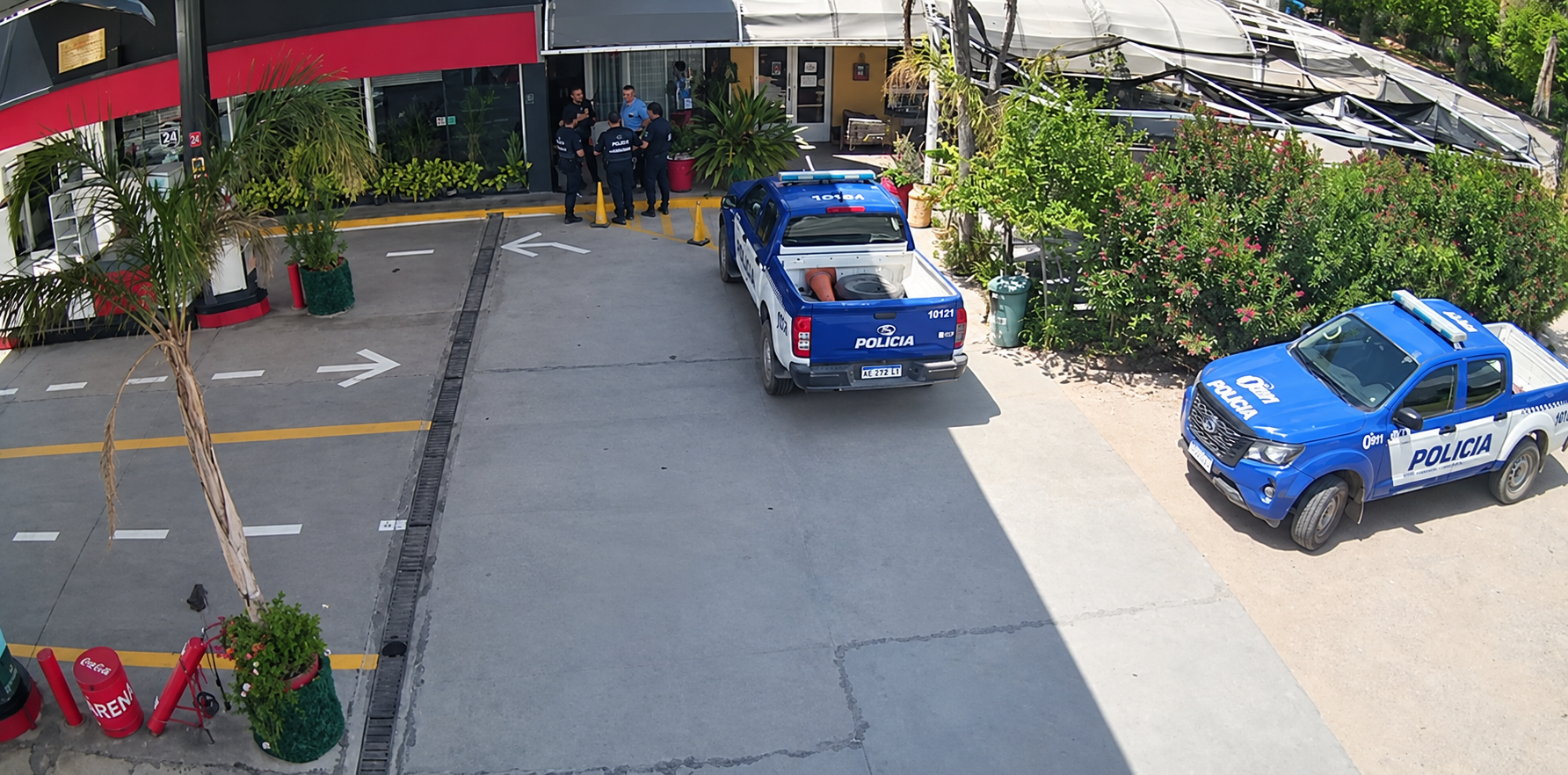 Dos detenidos camionero