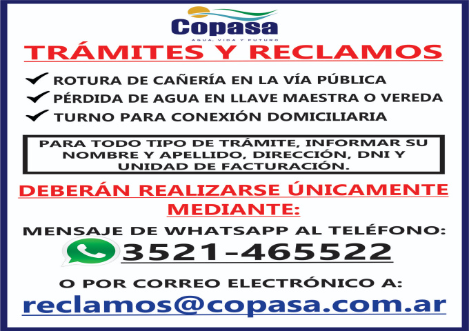 Copasa Reclamos
